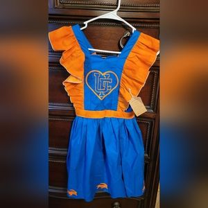 UF University of Florida Dress, Gators, Blue and Orange, Gators dress size 10